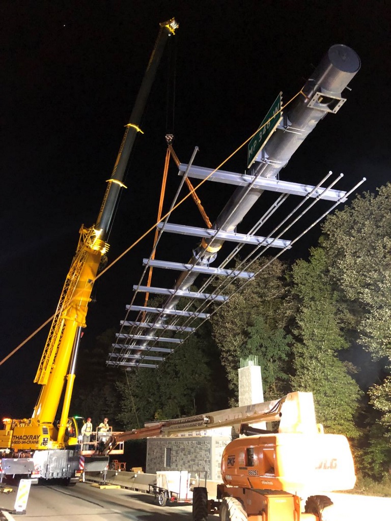 Milepost 348 Gantry set