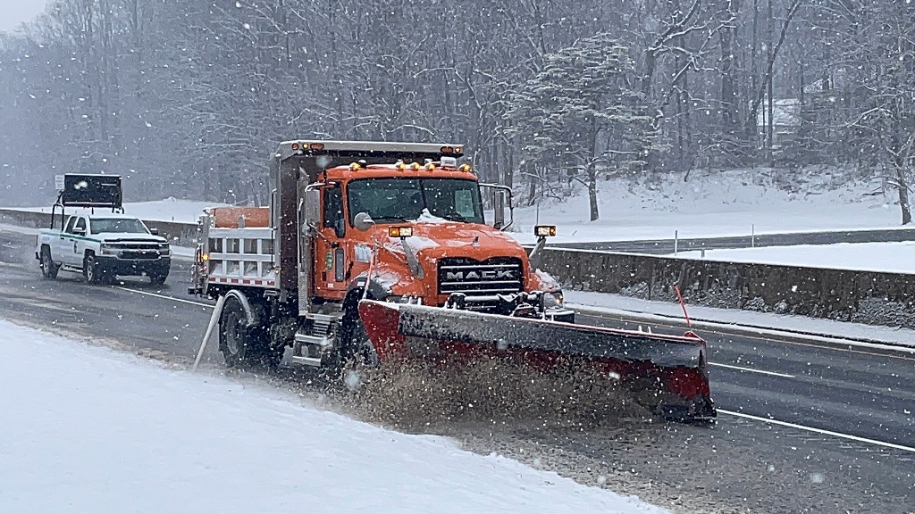 Snow Plow on Turnpike