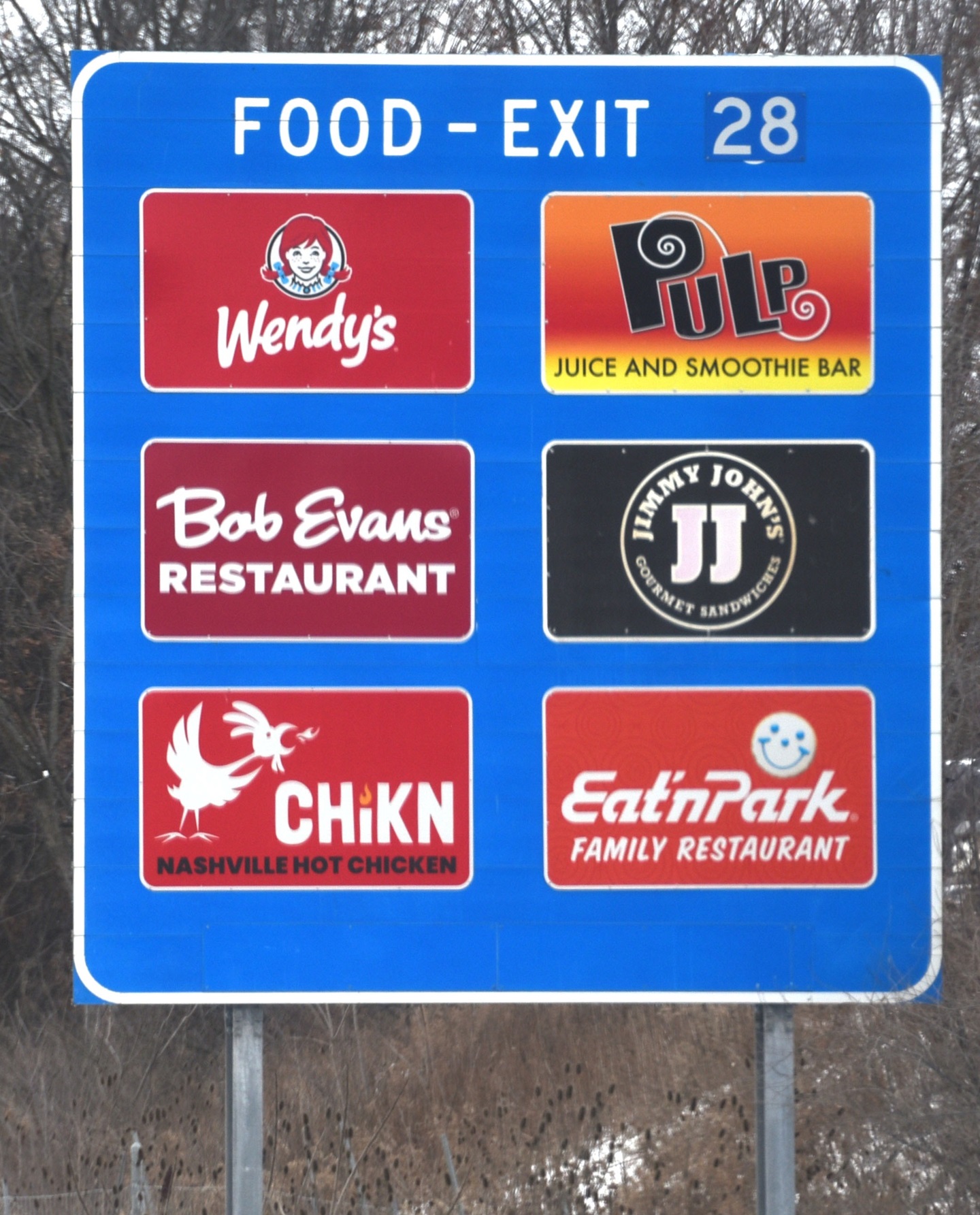 PTC Logo Sign Logos on turnpike sign