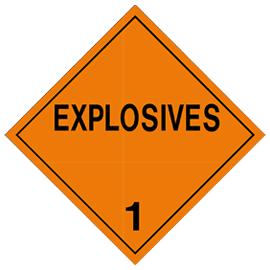 HazMat Explosives Class 1.1-1.6