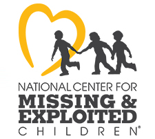 National Center for Missing & Exploited Children logo National Center for Missing & Exploited Children logo