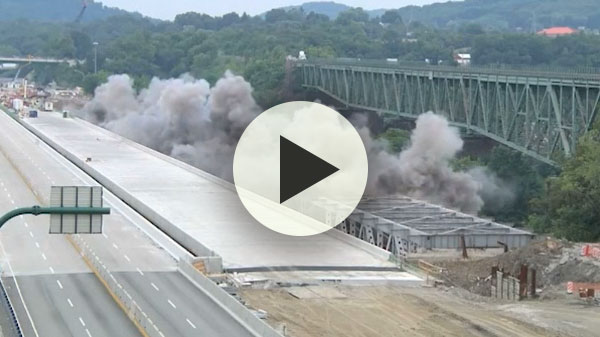 Allegheny River Bridge Demolition - Video