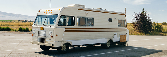 Recreational Vehicle traveling on the PA Turnpike