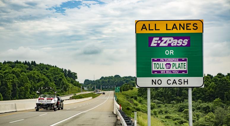 How the electronic toll badge works for professionals