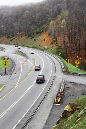 PA Turnpike roadway