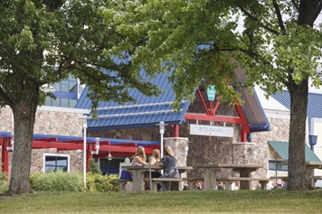 PA Turnpike service plaza entrance