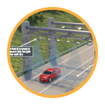 Cashless Toll Point illustration