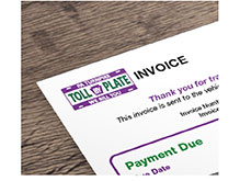 Toll By Plate Invoice