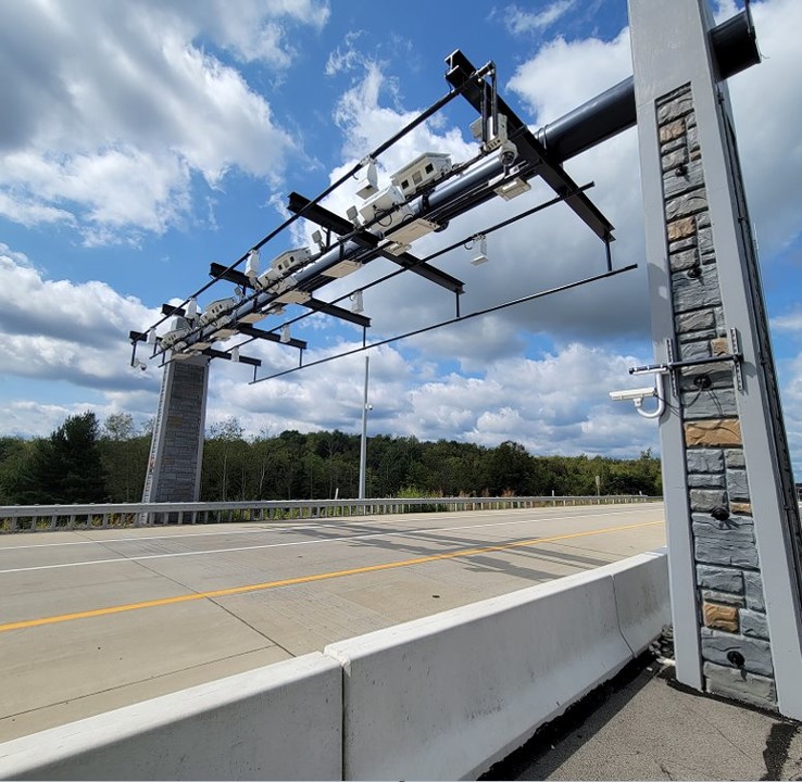 Gantry with Equipment Noted