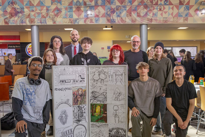 Students from Cocalico High School