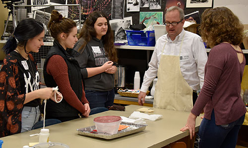 Art Sparks - Art Display - New Stanton Students