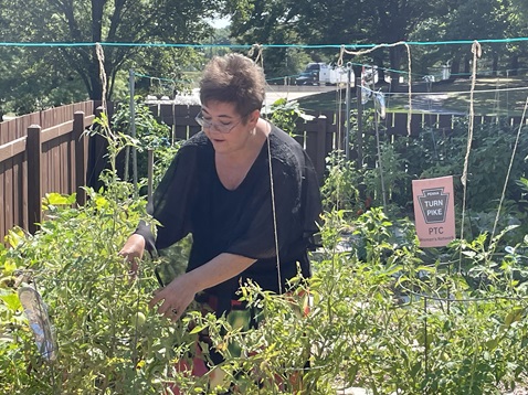 Giving Garden work