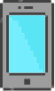 Pixelated Phone Graphic