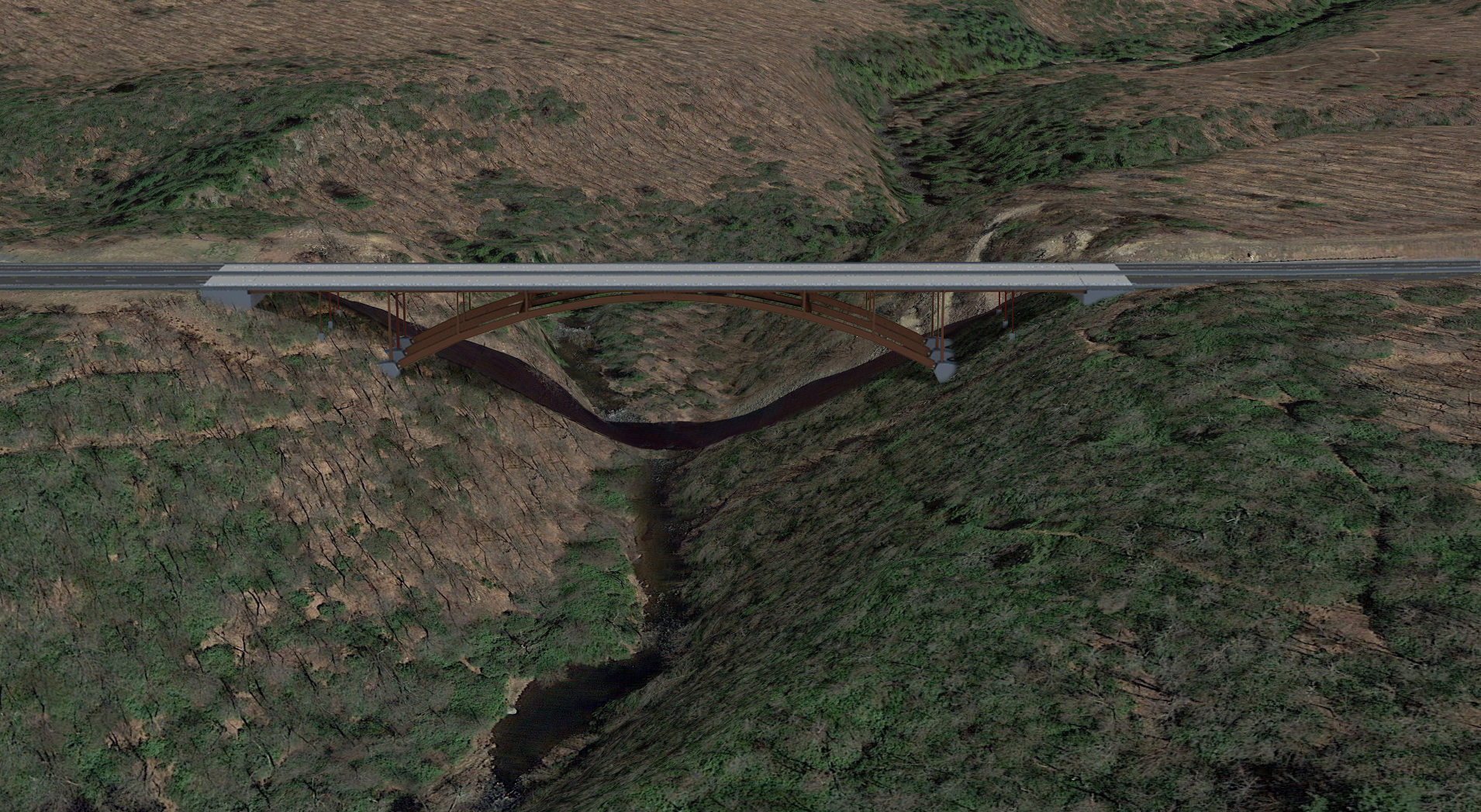typicalSections101920 Rendering of the new Hawk Falls Bridge