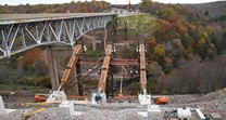 Bridge arch construction