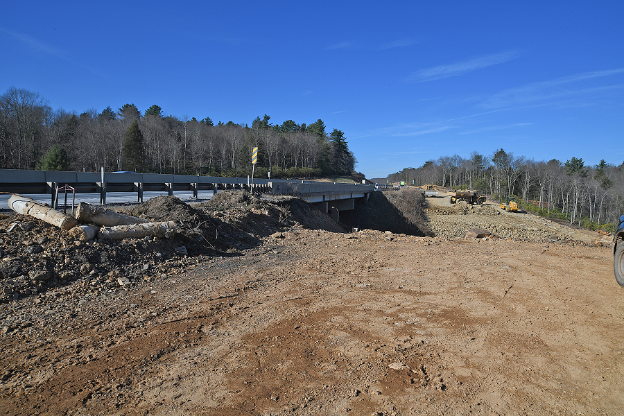 Hickory Run bridge construction