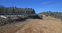 Hickory Run bridge construction