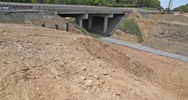 Grading at Hickory Run Bridge