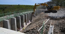 Bridge abutment construction