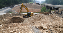 Hickory Run Bridge construction