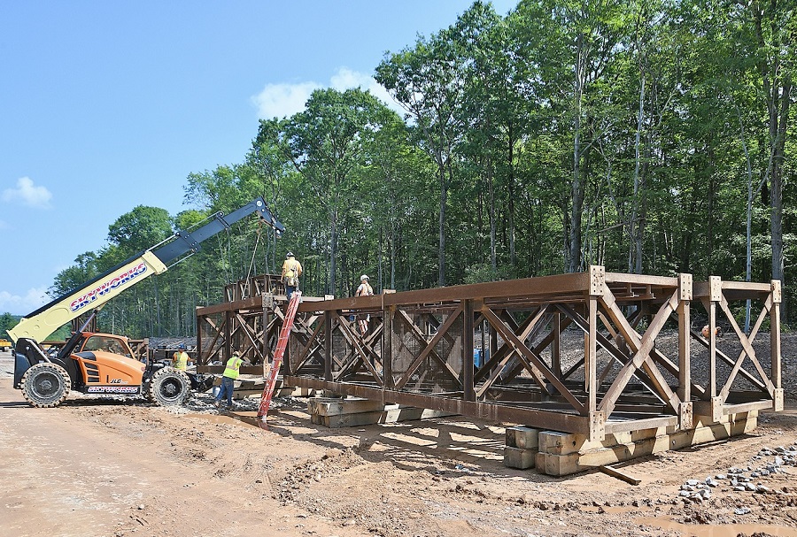 Support tower construction