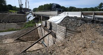 Hickory Run Bridge construction