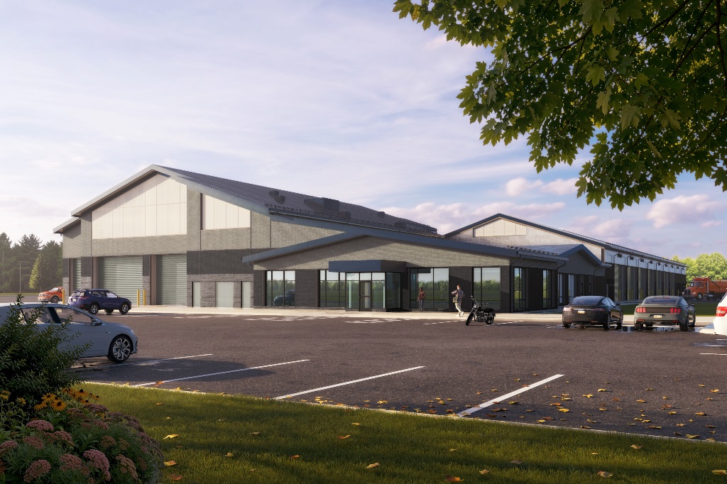 Maintenance Facility Rendering Harrison City Rendering