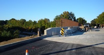 Installation of Ford Road Bridge approach guide rail and attenuators (Sept 2013)