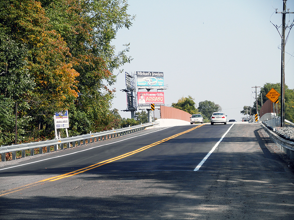 Ford Road Bridge was opened to traffic on Friday, September 27th (Sept 2013)