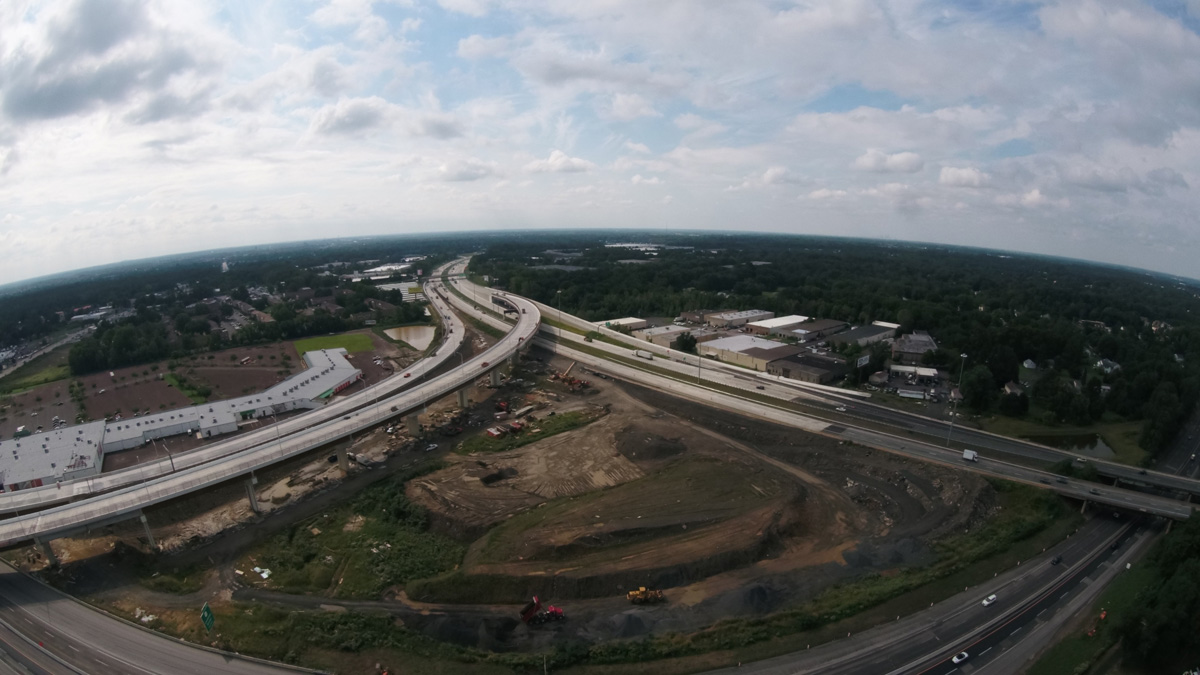 September 2018: Opening Day Drone Aerial Photo