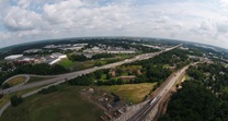 September 2018: Opening Day Drone Aerial Photo