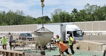 EB deck pour