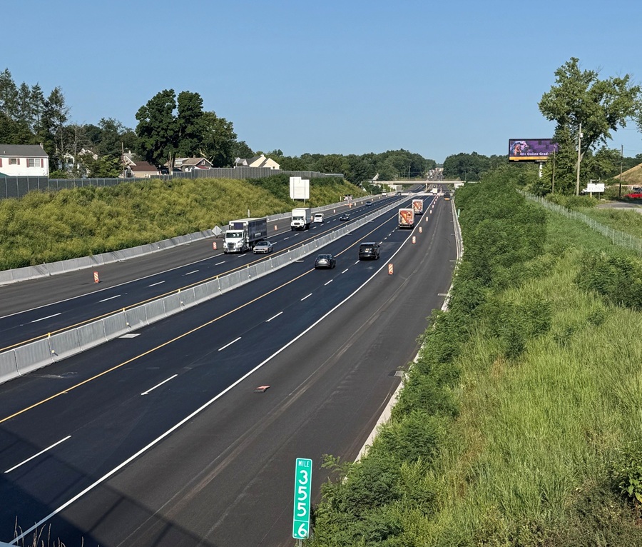 New pavement