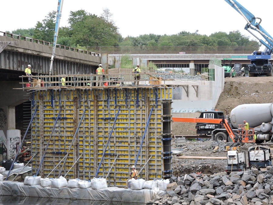 Pier construction