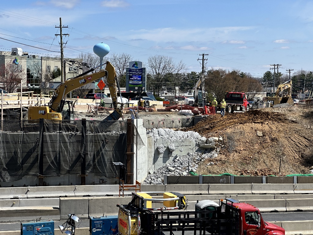 Tilghman Bridge Construction
