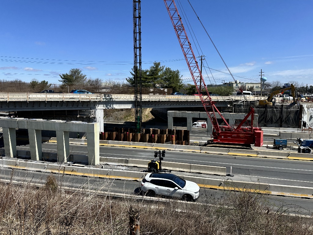 Tilghman Bridge Construction