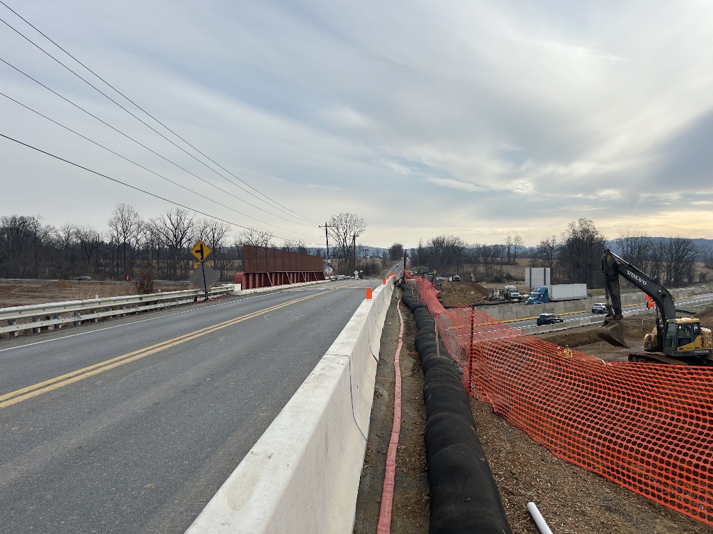 Lower Macungie Road Looking East 20241204