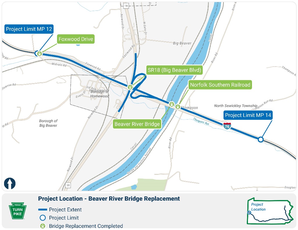 Beaver River Bridge Map 2025
