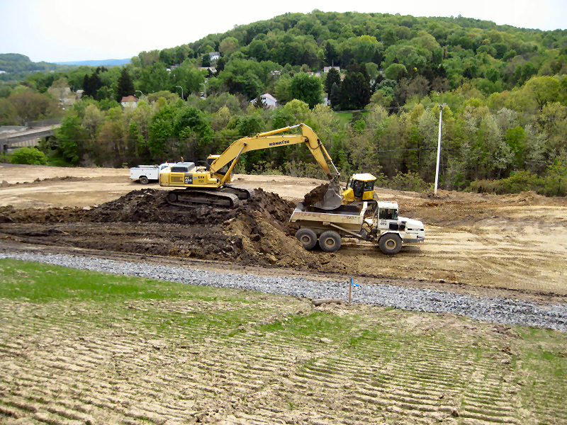 May 2016 Excavation For Relocation of Foxwood Road