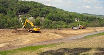 May 2016 Continuing Excavation for Relocation of Foxwood Road