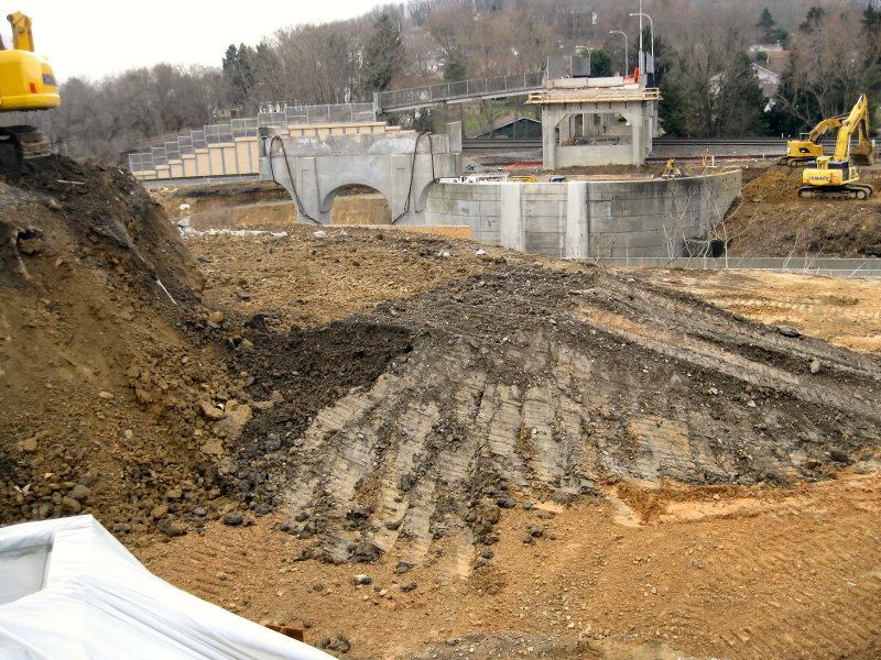 March 2017 WB-206 Excavation for Tie Backs on Temporary Shoring