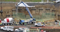 May 2017 WB-206 Abutment 1 Placing Concrete Concrete