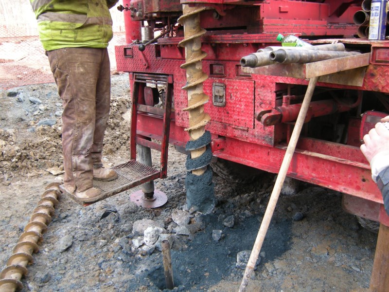 January 2014 - Boring Samples for Retaining Wall