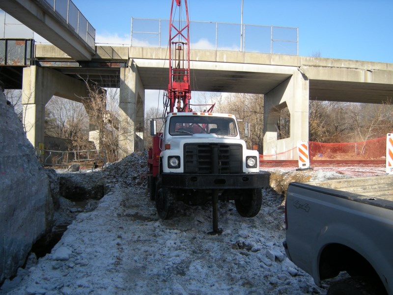 January 2014 - Boring Samples for Retaining Wall