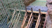 April 2014 - Abutment Rebar and Formwork Installation