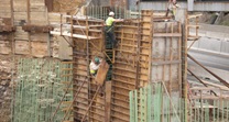 May 2014 - Abutment 1 Reinforcing Steel and Formwork