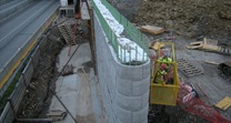 August 2014 - West Bound 207 Pier Wall