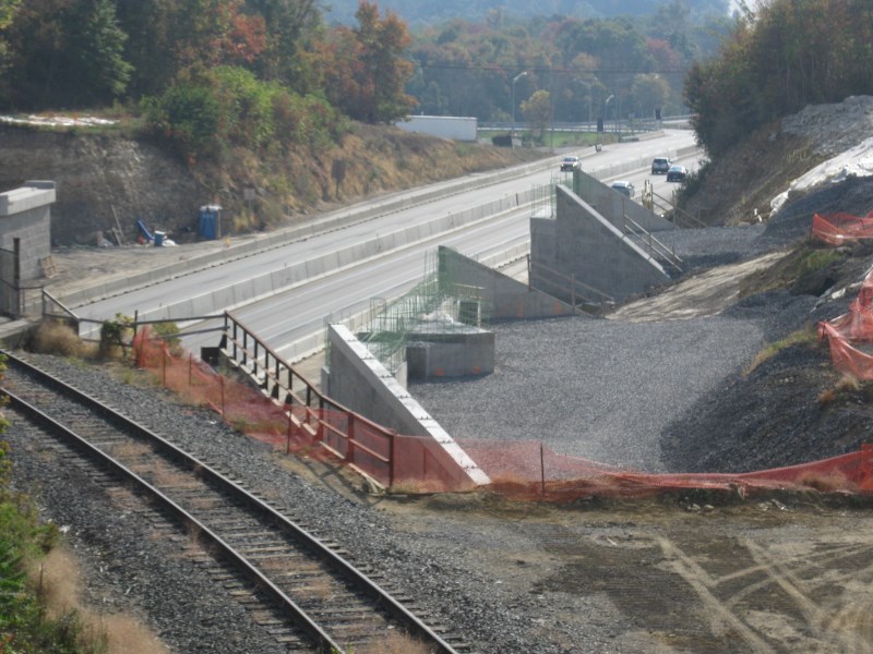 October 2014 - West Bound 207 & 208 Abutment 1 Structure Backfill