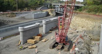 October 2014 - West Bound 207 & 208 Project View From Abutment 2 Side