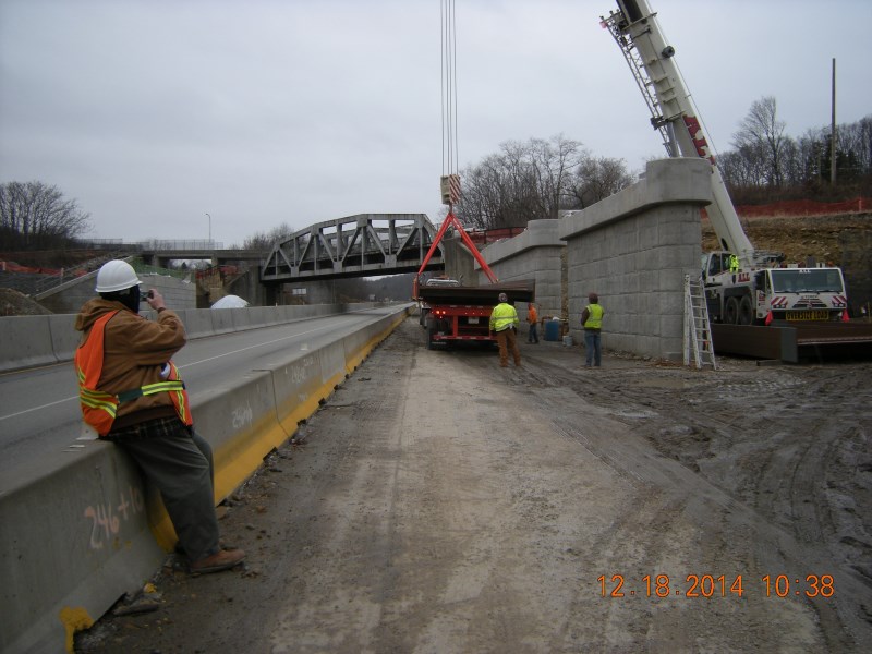 January 2015 - WB-207 Off Loading Girder for Span 2